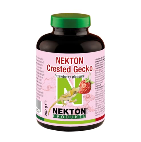 NEKTON-Crested Gecko Strawberry Pleasure | Alleinfuttermittel speziell für Kronengeckos mit Erdbeeren | Made in Germany (250g) von Nekton