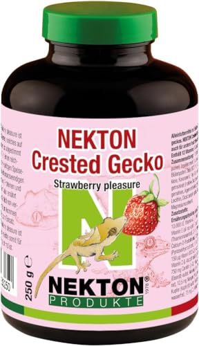 NEKTON-Crested Gecko Strawberry Pleasure | Alleinfuttermittel speziell für Kronengeckos mit Erdbeeren | Made in Germany (250g) von NEKTON