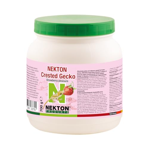NEKTON-Crested Gecko Strawberry Pleasure | Alleinfuttermittel speziell für Kronengeckos mit Erdbeeren | Made in Germany (700g) von Nekton