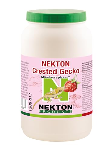 NEKTON-Crested Gecko Strawberry Pleasure | Alleinfuttermittel speziell für Kronengeckos mit Erdbeeren | Made in Germany (1300g) von NEKTON