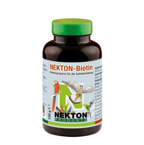 NEKTON-Biotin | Vitaminpräparat zur Gefiederbildung für Zier- und Greifvögel (150g) von NEKTON