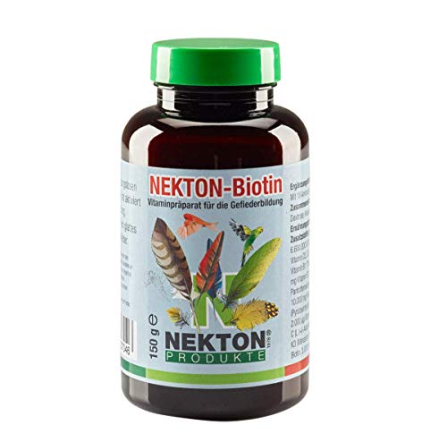 Nekton Biotin - Vitaminpräparat zur Gefiederbildung für alle Vögel (150g) von Nekton