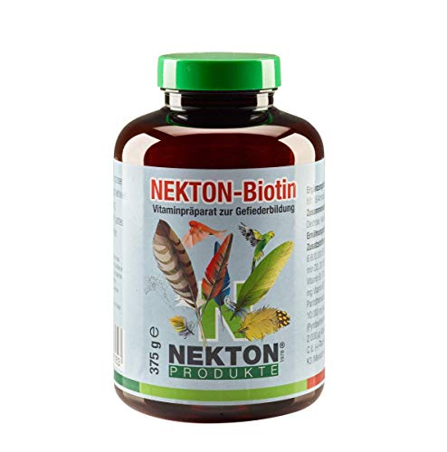 Nekton Biotin - Vitaminpräparat zur Gefiederbildung für alle Vögel (375g) von Nekton