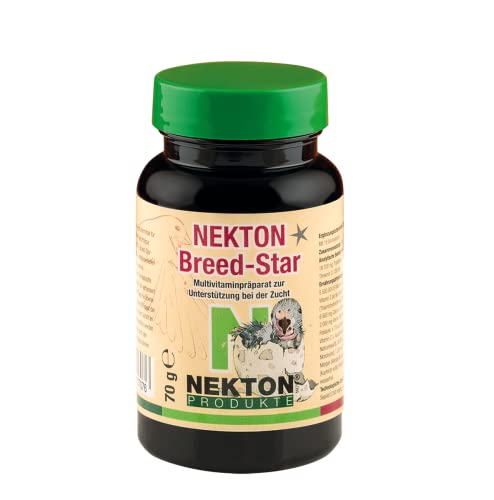 NEKTON-Breed-Star | Multivitaminpräparat zur Unterstützung bei der Zucht | Hoher Anteil an Aminosäuren | Made in Germany (70g) von Nekton