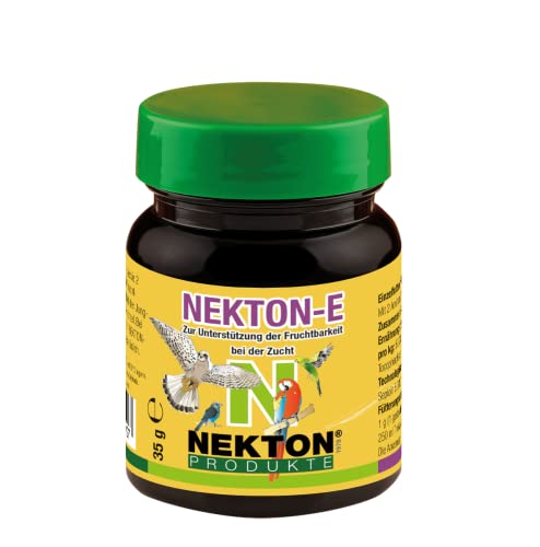 NEKTON-E | Vitamin-E-Präparat zur Zucht für Vögel und Reptilien | Made in Germany (35g) von Nekton