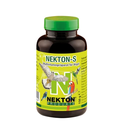NEKTON-S | Multivitaminpräparat für Vögel | Vitamine, Aminosäuren, Mineralstoffe und Spurenelemente | Made in Germany (150g) von NEKTON