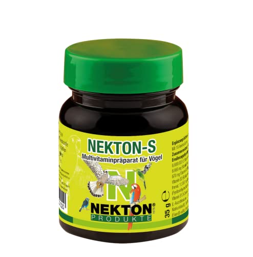 NEKTON-S | Multivitaminpräparat für Vögel | Vitamine, Aminosäuren, Mineralstoffe und Spurenelemente | Made in Germany (35g) von Nekton