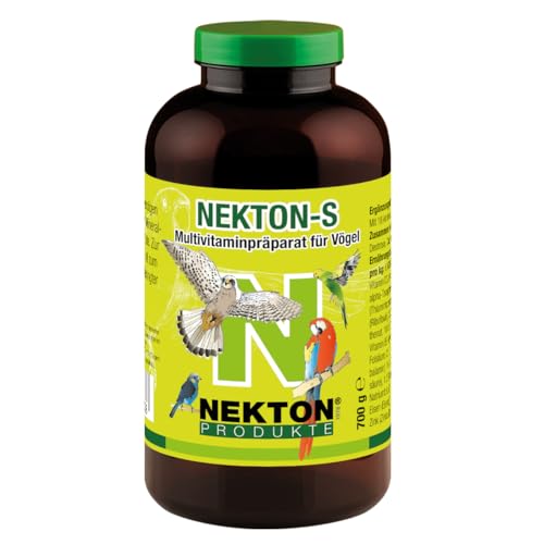 NEKTON-S | Multivitaminpräparat für Vögel | Vitamine, Aminosäuren, Mineralstoffe und Spurenelemente | Made in Germany (700g) von NEKTON