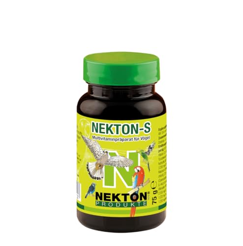NEKTON-S | Multivitaminpräparat für Vögel | Vitamine, Aminosäuren, Mineralstoffe und Spurenelemente | Made in Germany (75g) von NEKTON