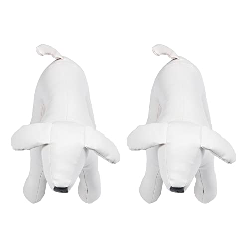Nemeae 2 x Hundepuppen aus Leder, Modell für Hunde, stehend, Schaufensterpuppe, für Haustiere, , M von Nemeae