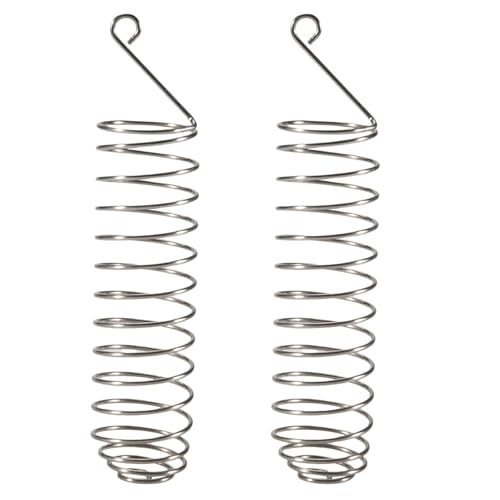 Nemeae Spiral HäUschen, Hirse Treat Obst Halter für Papageien - Edelstahl von Nemeae
