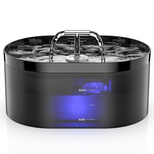 Katzenbrunnen, Katzenbrunnen Kabellos, Trinkbrunnen für Katze 2,6L,Katzenbrunnen für Katzen-3000mAh Akkukapazität- Haustierbrunnen mit extrem leiser Pumpe, Katzenbrunnen für den Innenbereich Katzenbrunnen, Katzenbrunnen Kabellos, Trinkbrunnen für Katze 2,6L,Katzenbrunnen für Katzen-3000mAh Akkukapazität- Haustierbrunnen mit extrem leiser Pumpe, Katzenbrunnen für den Innenbereich von Nenozi