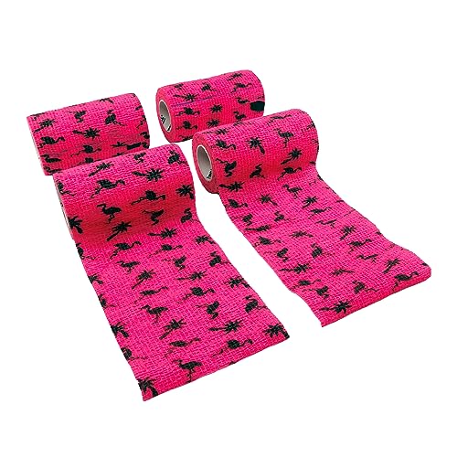 Syrflex Haftbandage, 10,2 cm, Flamingo, 4 Stück von Neogen