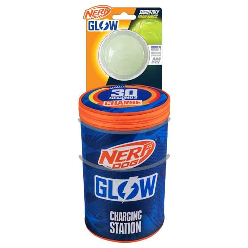 Nerf Dog 1 m LED-Hundespielzeug, 13 x 13 x 21 cm, mit 6,3 cm TPR-Lightning-Ball, Blau/Orange und Keine Farbe Nerf Dog 1 m LED-Hundespielzeug, 13 x 13 x 21 cm, mit 6,3 cm TPR-Lightning-Ball, Blau/Orange und Keine Farbe von Nerf Dog