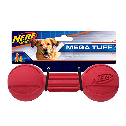 Nerf Dog Barbell Chew Toy, 7.5-Inch, Red Nerf Dog Barbell Chew Toy, 7.5-Inch, Red von Nerf Dog