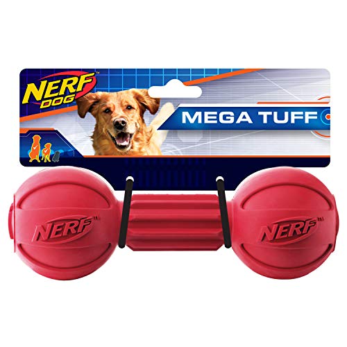 Nerf Dog Barbell Chew Toy, 7.5-Inch, Red Nerf Dog Barbell Chew Toy, 7.5-Inch, Red von Nerf Dog
