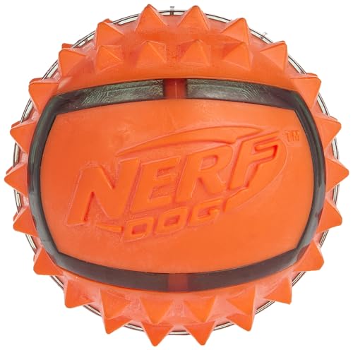 Nerf Dog Hundespielzeug TPR Spike Ball, Hundespielball, aus thermoplatischenmGummi, 6,3cm, blau/orange Nerf Dog Hundespielzeug TPR Spike Ball, Hundespielball, aus thermoplatischenmGummi, 6,3cm, blau/orange von Nerf Dog
