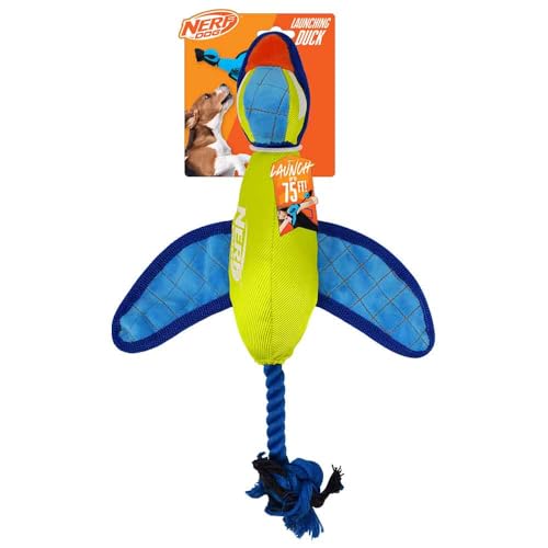 Nerf Dog Launching Duck with Crinkle Wings, 16.5 Inch Ultraplush Interactive Toy for Dogs, Green/Light Blue Nerf Dog Launching Duck with Crinkle Wings, 16.5 Inch Ultraplush Interactive Toy for Dogs, Green/Light Blue von Nerf Dog