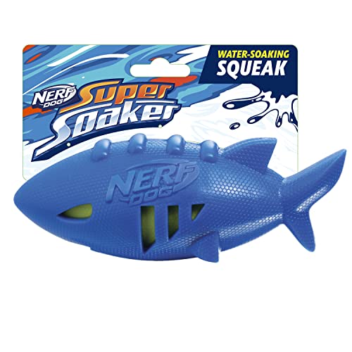 Nerf Dog Super Soaker Floating Shark Fußball Spielzeug von Nerf Dog