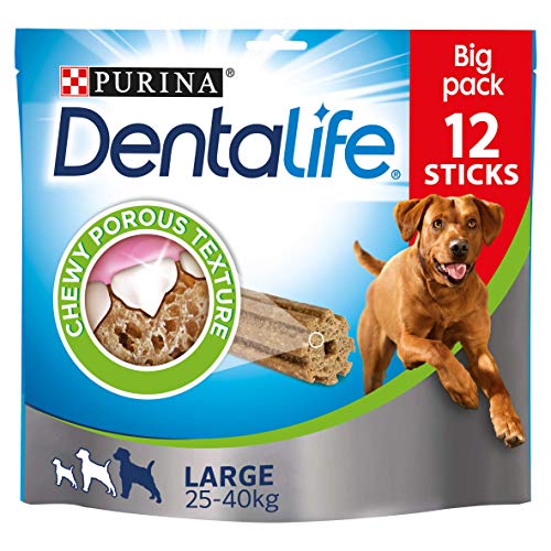 Dentalife Dental Chews for Large Adult Dogs, 12 sticks, 426g von Dentalife