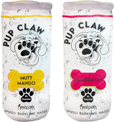 Nestpark Pup Claw Hundespielzeug – Lustiges, süßes Plüsch-Hundespielzeug mit Quietscher – Parodie (2er-Pack) (tropische Packung) Nestpark Pup Claw Hundespielzeug – Lustiges, süßes Plüsch-Hundespielzeug mit Quietscher – Parodie (2er-Pack) (tropische Packung) von Nestpark