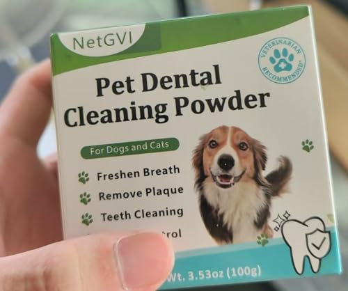 NetGVI Hunde-Zahnreinigungspulver, 100 g, 1 Stück, 0802-A33 NetGVI Hunde-Zahnreinigungspulver, 100 g, 1 Stück, 0802-A33 von NetGVI