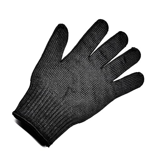 NethCasti Papageien Anti -Bisshandschuhe Haustier Schutzhandschuhe Haustiertraining Draht Kautarbeit für Papageienhamster - Black 1Pair Animal Handling von NethCasti