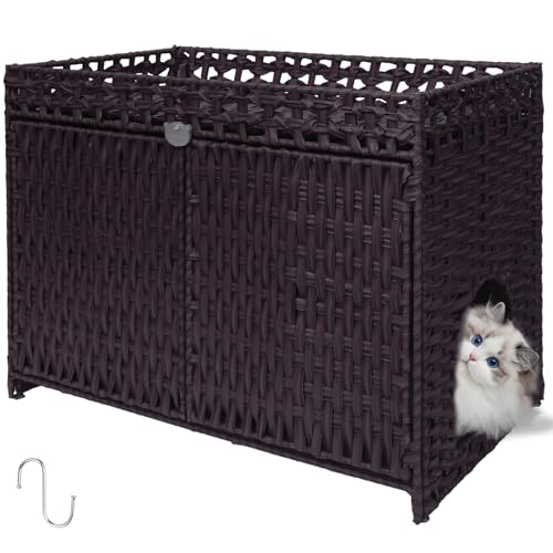 Katzentoilette Gehege Cat Rect Braun von Neti Neti