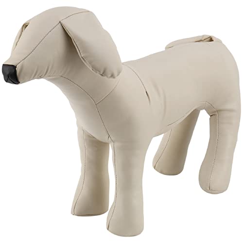 Nettoppo Leder Hund Schaufensterpuppen Stehend Stellung Hund Modelle Spielzeug Haustier Tier Geschaeft Schaufensterpuppe M von Nettoppo