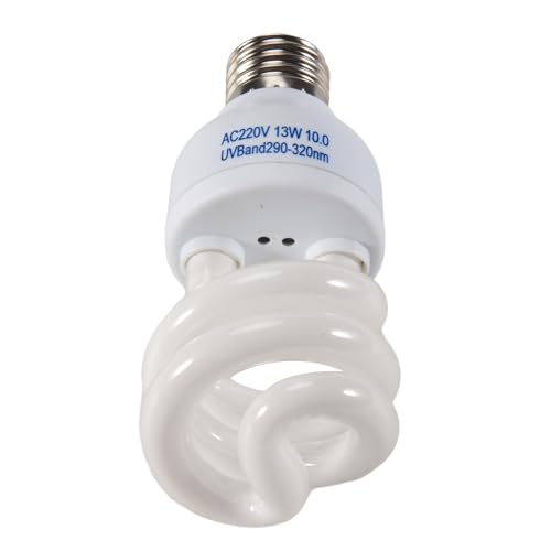 Nettoppo Uvb 13 Watt Reptil GlüHbirne Uv Lampe Vivarium Terrarium SchildkröTe SchildkröTe Schlange Haustier Heizung GlüHbirne 220 V-240 V (Uvb10.0) von Nettoppo