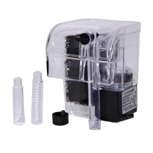 Nettoppo Wasserpumpen Externer Aufhängefilter für Aquarium Fischtankfilter Tauchwasserreiniger Aquariumfilter Langlebiger EU-Stecker von Nettoppo