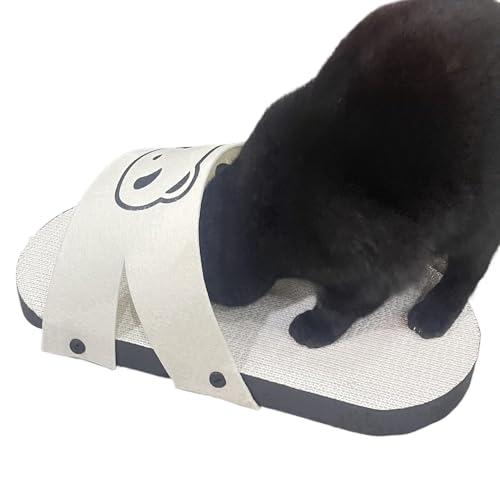 Kätzchen Croboker - Katzenkratzer, Hausschuhe Formkratzpad | Interaktive Katzenklauenschärfen, bequemes Haustier -Kratzerspielzeug mit Panda -Muster, sichere Innenspielmatte für kleine Kätzchen Croboker - Katzenkratzer, Hausschuhe Formkratzpad | Interaktive Katzenklauenschärfen, bequemes Haustier -Kratzerspielzeug mit Panda -Muster, sichere Innenspielmatte für kleine von NevPuose
