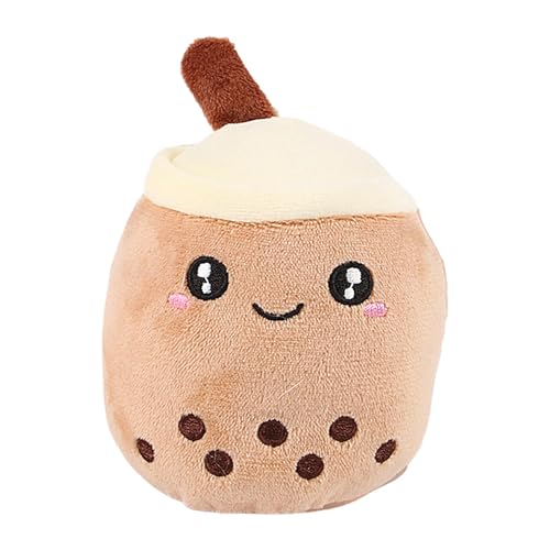 NevPuose Gefülltes Hundespielzeug, Haustier-Plüschspielzeug - Plüschkissen Bubble Tea,Niedliches Kuscheltier, Cartoon-Umarmungskissen für Hund und Katze, Komfort und Spiel NevPuose Gefülltes Hundespielzeug, Haustier-Plüschspielzeug - Plüschkissen Bubble Tea,Niedliches Kuscheltier, Cartoon-Umarmungskissen für Hund und Katze, Komfort und Spiel von NevPuose