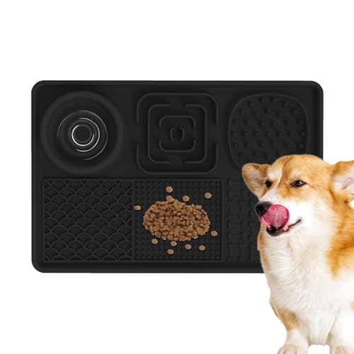 NevPuose Hundefuttermatte, Hundefuttermatte | Silikon Licking Bowl Matte mit Saugnäpfeln,Hundebutter-Lick-Pads, Nicht-Stick-Food-Pad zum Baden, Haustiere Baden Badewaren-Training Beruhigend NevPuose Hundefuttermatte, Hundefuttermatte | Silikon Licking Bowl Matte mit Saugnäpfeln,Hundebutter-Lick-Pads, Nicht-Stick-Food-Pad zum Baden, Haustiere Baden Badewaren-Training Beruhigend von NevPuose