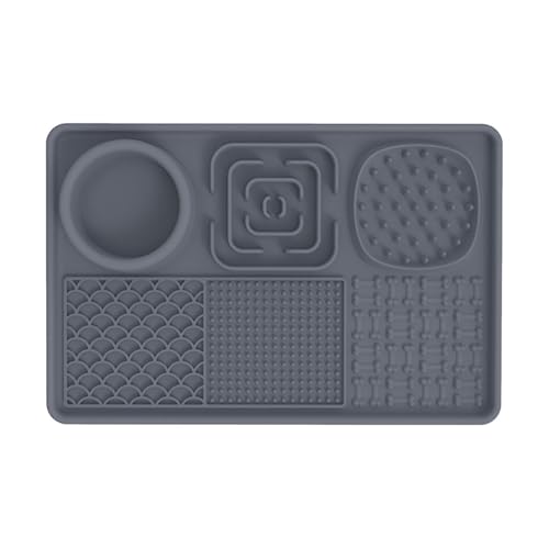 NevPuose Hundefuttermatte, Hundwassermatte,Silikon Licking Bowl Matte mit Saugnäpfeln | Hundebutter-Lick-Pads, Nicht-Stick-Food-Pad zum Baden, Haustiere Baden Badewaren-Training Beruhigend NevPuose Hundefuttermatte, Hundwassermatte,Silikon Licking Bowl Matte mit Saugnäpfeln | Hundebutter-Lick-Pads, Nicht-Stick-Food-Pad zum Baden, Haustiere Baden Badewaren-Training Beruhigend von NevPuose