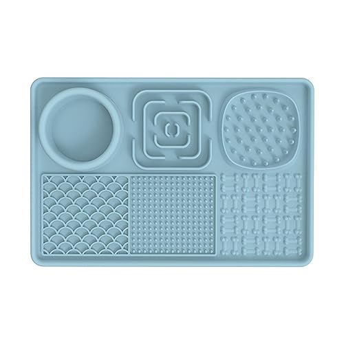 NevPuose Hundewassermatte, Hund Lick Pad | Silikon Licking Bowl Matte mit Saugnäpfeln - Hundebutter-Lick-Pads, Nicht-Stick-Food-Pad zum Baden, Haustiere Baden Badewaren-Training Beruhigend NevPuose Hundewassermatte, Hund Lick Pad | Silikon Licking Bowl Matte mit Saugnäpfeln - Hundebutter-Lick-Pads, Nicht-Stick-Food-Pad zum Baden, Haustiere Baden Badewaren-Training Beruhigend von NevPuose