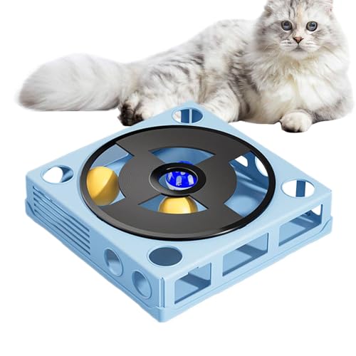 NevPuose Puzzle Spielzeug für Katzen, Strategiespiel Labyrinth Box Katzenspielzeug, Phonograph Interaktives Katzenspielzeug, Plattenspieler Track Kitten Toys Puzzle Spiel, Katze Anreicherung Spielzeug NevPuose Puzzle Spielzeug für Katzen, Strategiespiel Labyrinth Box Katzenspielzeug, Phonograph Interaktives Katzenspielzeug, Plattenspieler Track Kitten Toys Puzzle Spiel, Katze Anreicherung Spielzeug von NevPuose