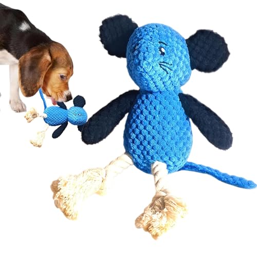 NevPuose Quietschende Spielsachen für Hunde, weiche Hundespielzeug | Interaktive Zahnen Spielzeuge quietschende Mäuseform | Hartschlepper unzerstörbarer Welpevorräte, Crinkle -Sound für den von NevPuose