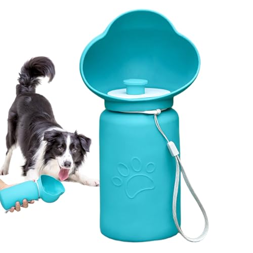 NevPuose Tragbare Hundewasserflasche, tragbare Haustierwasserflasche | Hundetrinkflasche,Faltbares, verschüttbares Leichter abnehmbares Dispenser Waterer zum Wandercamping Beach Auto Outdo von NevPuose