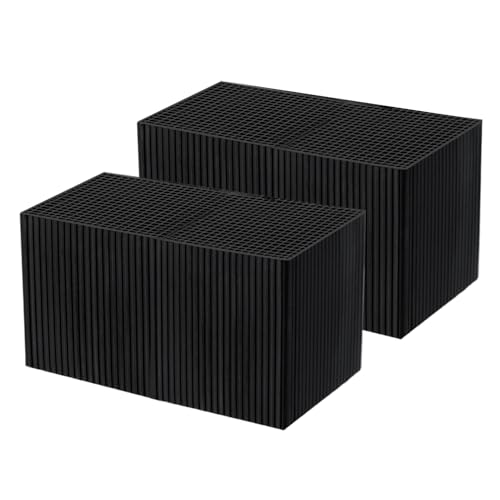Würfelfilter Aquarium - Starker Adsorption Aktivkohlenstoff, Wiederverwendbares Aquariumfiltermedium | Ultra-starken Filtrationstool, Teichfiltrationsmedien, Effektiver Aquariumfilter, Aktivkohlenstof von NevPuose
