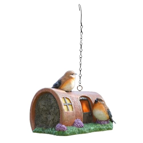 Nevalerra Außenvögel - Kolibris, Vogelmemoves | Harzvögel Bird Box - Winter Birds House, Vogelnest 7,48 x 5,91 x 5,71 in, Wind und Regen Nevalerra Außenvögel - Kolibris, Vogelmemoves | Harzvögel Bird Box - Winter Birds House, Vogelnest 7,48 x 5,91 x 5,71 in, Wind und Regen von Nevalerra