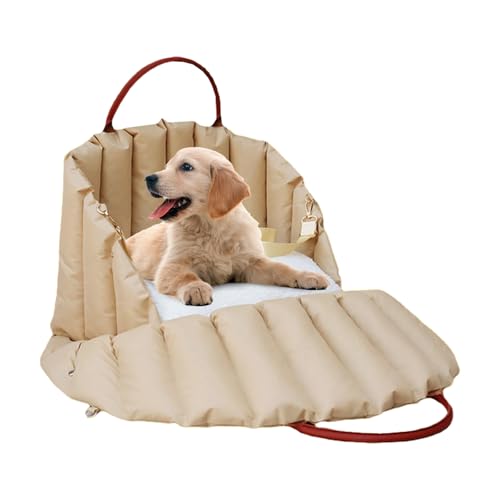 Nevalerra Hundeautositze für kleine,Hundeautositz | Gurthaken Hundeautositz Hundeautositz | Sitzerhöhung für Welpen und Katzen, Hundebett für Hunde, Katzen, Welpen, Kleintiere, Reisekäfig von Nevalerra