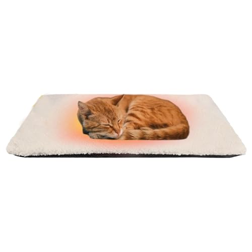 Nevalerra Thermo-Heizmatte für Hunde – leises beheiztes Katzenbett, selbstheizende Welpen-Ruhematte | Haustierbedarf, rutschfestes Heizkissen Nevalerra Thermo-Heizmatte für Hunde – leises beheiztes Katzenbett, selbstheizende Welpen-Ruhematte | Haustierbedarf, rutschfestes Heizkissen von Nevalerra