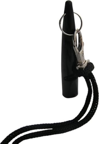 New Age Devi - Hundekabel mit Kabel - Hundetrainer - Schwarz - Flöte für Hunde - Hundeschneidung mit Schlüsselkord - New Age Devi - Hundekabel mit Kabel - Hundetrainer - Schwarz - Flöte für Hunde - Hundeschneidung mit Schlüsselkord - von New Age Devi