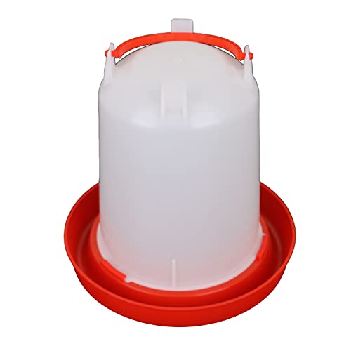 Hühnertränke Geflügeltränke in verschiedenen Größen (Rot, 3 Liter) von New Storage 11