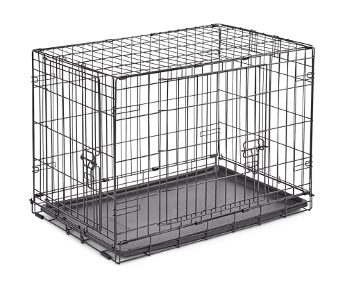 New World B30DD Hundebox, mit Doppeltür, 76 cm, für kleine Hunderassen, mit auslaufsicherer Bodenwanne, Bodenschutzfüßen und patentierten Funktionen New World B30DD Hundebox, mit Doppeltür, 76 cm, für kleine Hunderassen, mit auslaufsicherer Bodenwanne, Bodenschutzfüßen und patentierten Funktionen von New World
