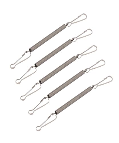 5 x Federn mit 2 Clips für Kaninchen-Trinkflaschen Kleintierfütterung ANG Bewässerungszubehör 5 x Federn mit 2 Clips für Kaninchen-Trinkflaschen Kleintierfütterung ANG Bewässerungszubehör von NewLuyer