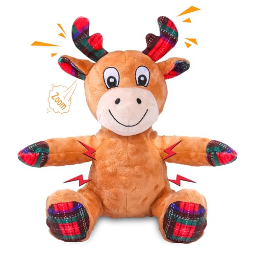 Newget Weihnachts-Hundespielzeug mit Quietscher, Kauspielzeug für Hunde mit Seil, saubere Zähne, niedliches Hundespielzeug mit Quietschspielzeug aus Baumwollmaterial, interaktives, langlebiges Newget Weihnachts-Hundespielzeug mit Quietscher, Kauspielzeug für Hunde mit Seil, saubere Zähne, niedliches Hundespielzeug mit Quietschspielzeug aus Baumwollmaterial, interaktives, langlebiges von Newget