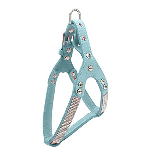 Newtensina Mode Hundegeschirr mit Diamant Bling Niedlich Hundegeschirr Welpen Geschirr für Hunde von Newtensina