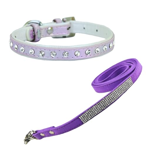 Newtensina Mode Hundehalsband Welpenhalsband mit Diamante für kleine Hunde (0070) von Newtensina